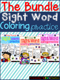 Sight Word Coloring Practice, The Bundle