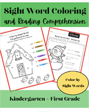 Sight Word Practice + Reading Comprehension Worksheets- Wi