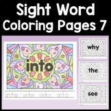 Sight Word Coloring Sheets Set 7 {125 Zentangle/Mandala Co