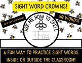 Sight Word Crowns: Interactive Crowns for FUN sight word p