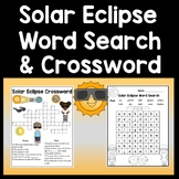Solar Eclipse Crossword &  Solar Eclipse Word Search{3 Siz