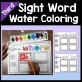 Third Grade Literacy Centers with Watercolors {41 Words!}