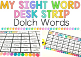 Sight Word Desk Strips