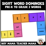 Sight Word Dominoes