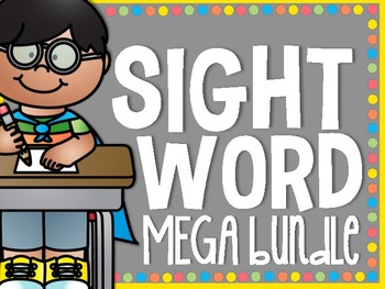 Preview of Sight Word ENDLESS MEGA Bundle