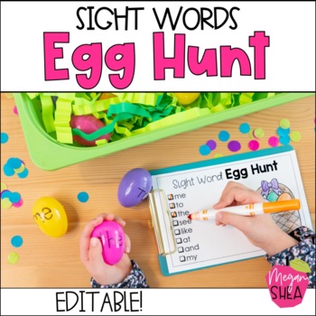 Preview of Sight Word Egg Hunt