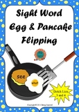 Sight Word Egg and Pancake Flipping Center - Dolch Lists 3 and 4