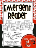 Sight Word Emergent Reader (at, for)