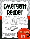 Sight Word Emergent Reader (in)