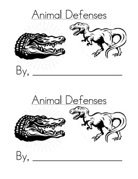 Preview of Sight Word Emergent Reader:Animal Defenses (this, for)