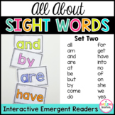 Sight Word Emergent Readers Set Two (Interactive)