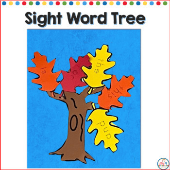 Preview of Sight Word Fall Tree Craft October | Editable