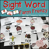 Sight Word Activities "Farm Frenzy!" - 100 Sight Words Rea