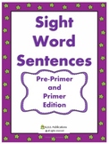 Sight Word Fill-In Sentences Pre-Primer & Primer edition