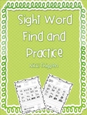Sight Word Find and Practice