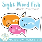 Sight Word Fish Game - Editable