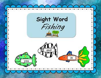 Sight Word Fishing Game by Once Upon A Story