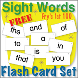 Sight Word Flashcard Set ESL ELL Newcomer