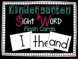 Sight Word Flash Cards FREEBIE