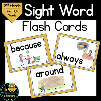 Sight Words: Dolch Second Grade Flashcards by The Multisensory Classroom
