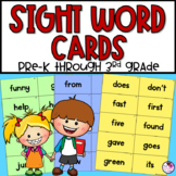Sight Word Flash Cards | Word Wall Sight Words