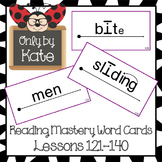 Sight Word Flash Cards for Reading Mastery (Lessons 121-14