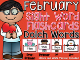 Sight Word Flashcards {February}