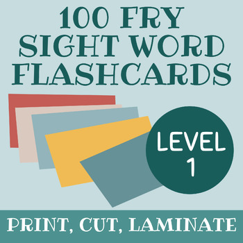 Sight Words-Beginning Words Flash Cards-Level B