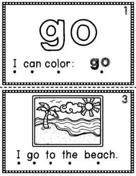 Sight Word Flip Book (Flipbook) - GO