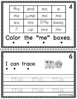 Thanksgiving Sight Word Fluency Flip Books - In My World