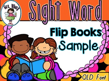 Sight word flip book