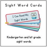Sight Word Flip Cards 192 words kindergarten first grade