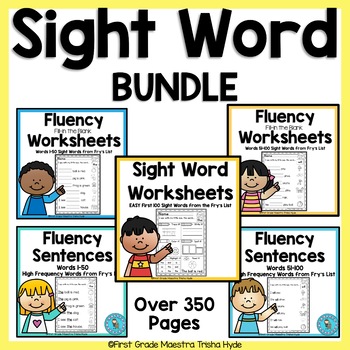 Preview of Sight Word Fluency Bundle