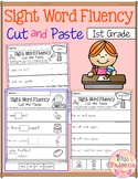 Sight Word Fluency Cut and Paste (First Grade)