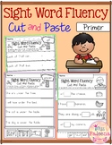Sight Word Fluency Cut and Paste (Primer)