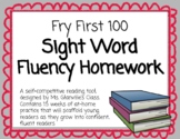 Sight Word Fluency Homework - The First 100