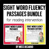 Sight Word Fluency Passages for Reading Intervention BUNDLE Distance Learning