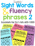 Sight Word Fluency Phrase Books 2