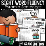 Sight Word Fluency Pyramid Sentences 2nd Grade GOOGLE SLID