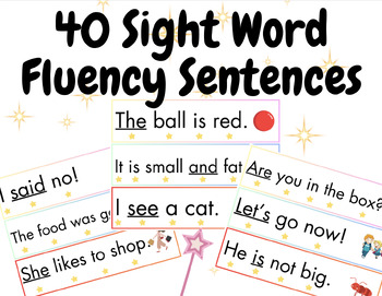 Sentence Strips With Pictures Distance Learning