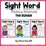 Sight Word Fluency Sentences - The Bundle