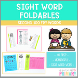 Sight Word Foldable: Second 100 Fry Words