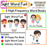 Sight Word Fun! 5 Mini Books with High Frequency Words