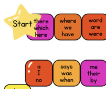 Preview of Sight Word Game Board (CKLA Skills G.1)