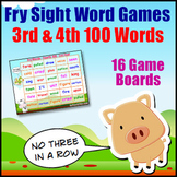 Sight Word Games - Fry List - 3rd & 4th Hundred Words
