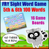 Sight Word Games - Fry List 5th & 6th Hundred Words