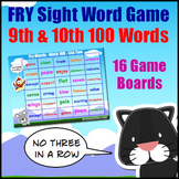 Sight Word Games - Fry List - 9th and 10th Hundred Words