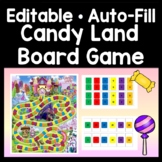 Editable Sight Word Candy Land Board Game {Editable with A