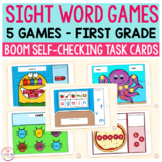 Sight Word Games | 5 Activities - First Grade | Boom Cards™