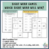 Sight Word Games for Kindergarten Classroom